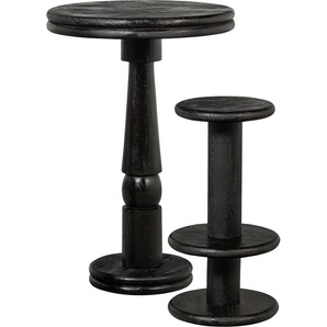 WOOOD Barhocker »Kolby«, aus Mangoholz, runde Form, H 74 cm x Ø 40 cm