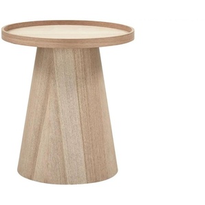 WOOOD Beistelltisch ¦ holzfarben ¦ Maße (cm): H: 50 Ø: 45