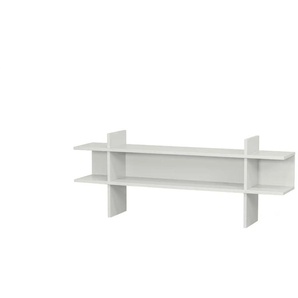 WOOOD Bücherregal   ¦ weiß ¦ Maße (cm): B: 180 H: 70