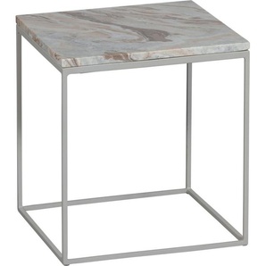 WOOOD Couchtisch Mellow, mit Marmortischplatte, H 45 cm x B 40 cm