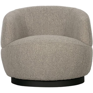 WOOOD Drehstuhl Woolly, runde Form, in jede Richtung drehbar, Breite 84 cm