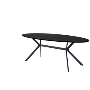 WOOOD Esstisch ¦ schwarz ¦ Maße (cm): B: 100 H: 75