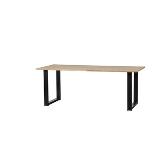 WOOOD Esstisch Tablo - holzfarben - Materialmix - 90 cm - 75 cm | Möbel Kraft