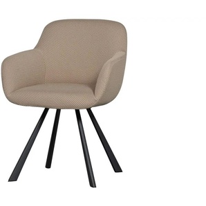 WOOOD Esszimmerstuhl   ¦ beige ¦ Maße (cm): B: 58 H: 79