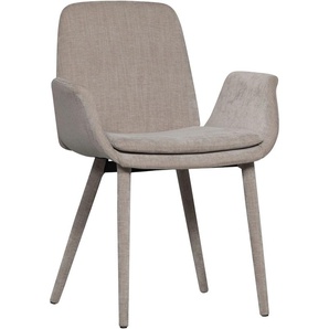 WOOOD Esszimmerstuhl »Curve«, (Set), 2 St., mit gepolsterten Beinen, Höhe 83 cm