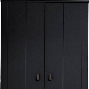 WOOOD Garderobenschrank Ties mit Kleiderstange, viel Stauraum, H 203 cm x B 110 cm
