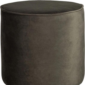 WOOOD Hocker »Sara«, weich gepolstert, runde Form, H 46 cm x Ø 46 cm