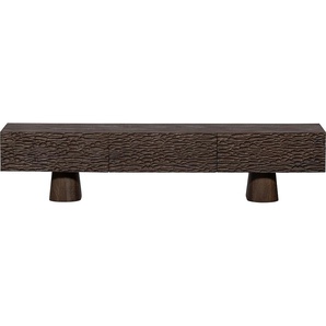 WOOOD Lowboard »Crumble TV-Kommode«, aus Mangoholz, drei Schubladen, H 40 cm x B 180 cm x T 40 cm