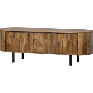 WOOOD Lowboard »Effortless TV-Kommode«, Kommode mit drei Türen und zwei Ablagefächern, H 50 cm x B 147 cm