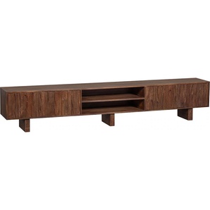 WOOOD Lowboard »Lavish TV-Kommode«, Kommode aus Mangoholz, Push-to-Open System, H 35 cm x B 240 cm