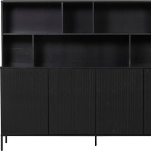 WOOOD Buffet Gravu viel Stauraum, Push-to-Open Funktion, H 150 cm x B 200 cm