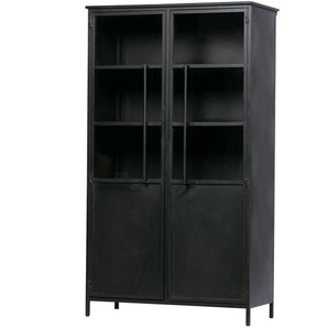 WOOOD Metall-Vitrine »Exhibit«, schwarz