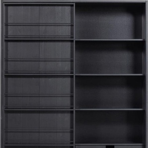 WOOOD Schieberegal »Swing«, Scharniertür, viele Ablagemöglichkeiten, H 200 cm x B 150 cm x