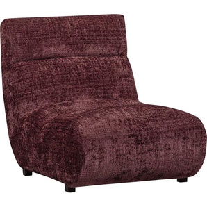 WOOOD Sessel »Observe«, frei im Raum stellbar, grob gewebter Chenille-Stoff, H 82 cm x B 75 cm