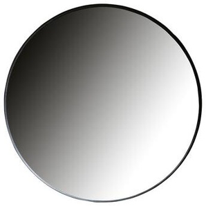 Woood Spiegel »Doutzen«, schwarz, rund 115 cm