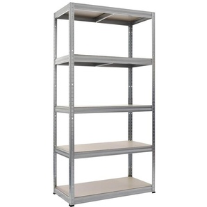 Workit Steel shelf unit with 5 shelves 275 kg