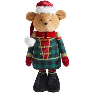 X-Mas Dekobär, Textil, 15x76 cm, Dekoration, Skulpturen & Dekoobjekte, Dekotiere