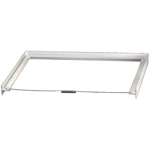 XAVAX Zwischenahmen Zwischenahmen für Waschmaschinen/Trockner, 60 x cm 60 x 60 cm, Zwischenbausatz, Metall weiß Zubehör für Waschmaschinen