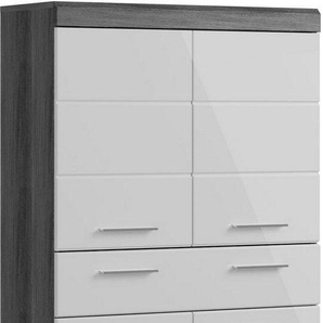 INOSIGN Midischrank Siena Badmöbel Badschrank, 4 Türen, 1 Schubkasten, Breite 74 cm