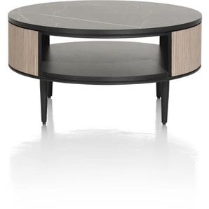 XOOON Aramon Couchtisch + Nische Metall/HPL Ø75 cm
