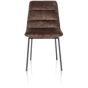 XOOON Aurora Esszimmerstuhl Stoff Karese/Metall