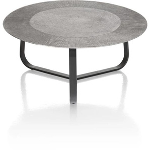 XOOON Falun Couchtisch Metallgestell/Aluminiumplatte rund