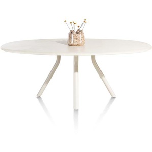 XOOON Lund Esszimmertisch oval MDF-Tischplatte