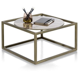 XOOON Mondelo Beistelltisch Metall/Keramik 60x60 cm