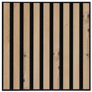 Xora Akustikpaneel, Eiche Artisan, Textil, Holzwerkstoff, 40x40x1.8 cm, Bilder Und Zubehör, Wandbilder, Dekopaneele