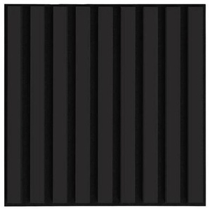 Xora Akustikpaneel, Schwarz, Textil, Holzwerkstoff, 40x1.8x40 cm, Bilder Und Zubehör, Wandbilder, Dekopaneele