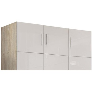 Xora Aufsatzschrank, Weiß, Eiche, Kunststoff, 120x40x54 cm, BQ - Bündnis für Qualität, Made in Germany, DIN EN ISO 9001, Schlafzimmer, Kleiderschränke, Mehrzweckschränke
