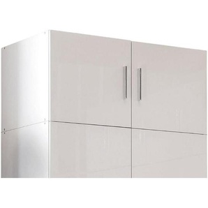 Xora Aufsatzschrank , Weiß , Kunststoff , 80x40x54 cm , BQ - Bündnis für Qualität, Made in Germany , Schlafzimmer, Kleiderschränke, Mehrzweckschränke