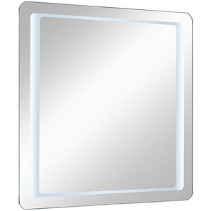 Xora Badezimmerspiegel, Glas, quadratisch, 70x70x3 cm, feuchtraumgeeignet, in verschiedenen Größen erhältlich, Badezimmer, Badezimmerspiegel, Badspiegel