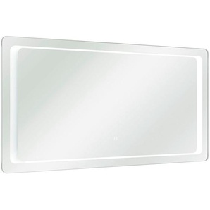 Xora Badezimmerspiegel, Glas, rechteckig, 140x70x3 cm, Made in Germany, feuchtraumgeeignet, Badezimmer, Badezimmerspiegel, Badspiegel