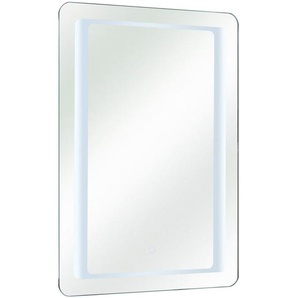 Xora Badezimmerspiegel Flächenspiegel, Glas, rechteckig, 50x70x3 cm, feuchtraumgeeignet, in verschiedenen Größen erhältlich, senkrecht montierbar, Badezimmer, Badezimmerspiegel, Badspiegel