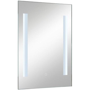 Xora Badezimmerspiegel, Glas, rechteckig, 50x70x3 cm, Made in Germany, feuchtraumgeeignet, in verschiedenen Größen erhältlich, Badezimmer, Badezimmerspiegel, Badspiegel