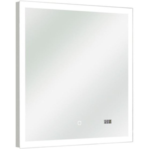 Xora Badezimmerspiegel, Glas, rechteckig, 70x70x3 cm, Made in Germany, feuchtraumgeeignet, Badezimmer, Badezimmerspiegel, Badspiegel