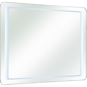 Xora Badezimmerspiegel, Glas, rechteckig, 90x70x3 cm, feuchtraumgeeignet, in verschiedenen Größen erhältlich, Badezimmer, Badezimmerspiegel, Badspiegel