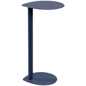 Xora Beistelltisch Fly, Dunkelblau, Metall, Freiform, Säule, Bodenplatte, 32x62x34 cm, einfacher Aufbau, Wohnzimmer, Wohnzimmertische, Beistelltische,