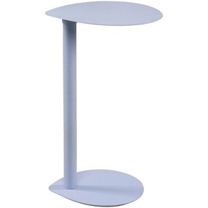 Xora Beistelltisch Fly, Hellblau, Metall, Freiform, Säule, Bodenplatte, 32x53x34 cm, einfacher Aufbau, Wohnzimmer, Wohnzimmertische, Beistelltische,