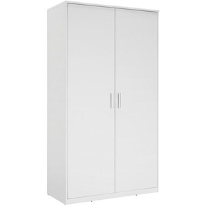 Xora Drehtürenschrank, Weiß, Holzwerkstoff, 1 Fächer, 106x194x54 cm, erweiterbar, Typenauswahl, Schlafzimmer, Kleiderschränke, Drehtürenschränke