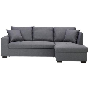 Xora Ecksofa, Grau, Textil, 3-Sitzer, Füllung: Schaumstoff, Ottomane rechts, L-Form, 238x158 cm, Made in EU, Liegefunktion, seitenverkehrt erhältlich,