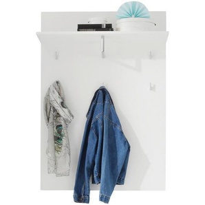 Xora Garderobenpaneel Spice, Weiß, Holzwerkstoff, 80x118x30 cm, Aufhängemöglichkeit, Garderobe, Garderobenpaneele, Garderobenpaneele