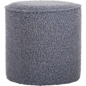 Xora Hocker, Dunkelgrau, Textil, zylindrisch, 40x40x40 cm, Stoffauswahl, erweiterbar (Typenauswahl), Wohnzimmer, Hocker, Sitzhocker