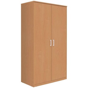Xora Kleiderschrank, Buche, Holzwerkstoff, 1 Fächer, 106x194x54 cm, Beimöbel erhältlich, Schlafzimmer, Kleiderschränke, Drehtürenschränke