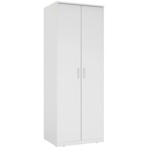 Xora Kleiderschrank, Weiß, Holzwerkstoff, 1 Fächer, 72x194x54 cm, erweiterbar, Typenauswahl, Schlafzimmer, Kleiderschränke, Drehtürenschränke