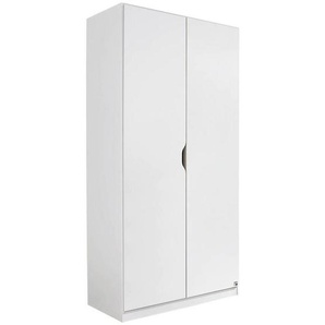 Xora Kleiderschrank , Weiß , Holzwerkstoff , 1 Fächer , 91x197x54 cm , Blauer Engel, Goldenes M, Made in Germany , Typenauswahl, Beimöbel erhältlich, in verschiedenen Größen erhältlich , Kinder & Jugendmöbel, Jugendmöbel, Jugendkleiderschränke