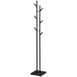 Xora Kleiderständer, Schwarz, Chrom, Metall, 28.5x177x28.5 cm, Garderobe, Garderobenständer