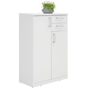 Xora Kommode, Weiß, Holzwerkstoff, 5 Fächer, 2 Schublade(n) Schubladen, 72x110x36 cm, Typenauswahl, Beimöbel erhältlich, Wohnzimmer, Kommoden & Sideboards, Kommoden