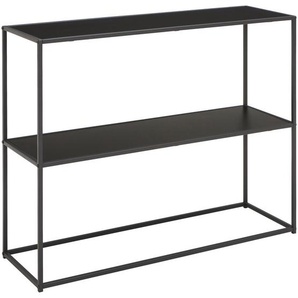 Xora Konsolentisch, Schwarz, Metall, Holzwerkstoff, rechteckig, eckig, 32.4x79x99.4 cm, Wohnzimmer, Wohnzimmertische, Konsolentische